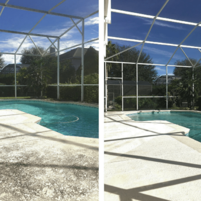 Pool Deck Concrete Cleaning Company in St. Petersburg, FL